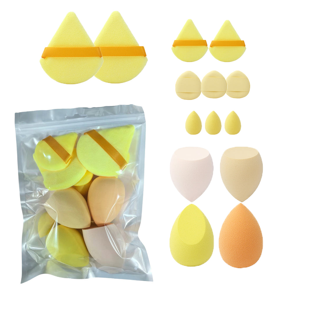 💄✨ 14-Piece Ultra-Soft Makeup Sponge Set