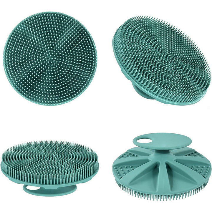 🧼🛁 Silicone Shampoo & Cleansing Brush | Soft Exfoliating Face & Body Care Tool