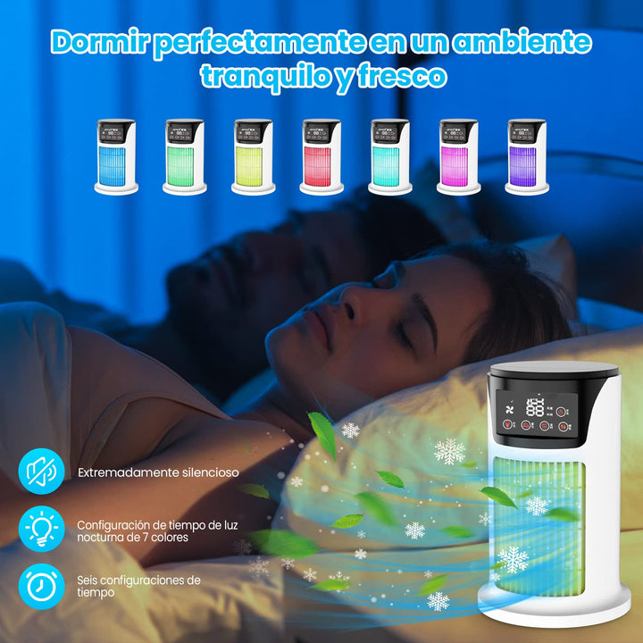 ❄️💨 Portable Mini Air Cooler | USB Desktop Humidifier & Air Purifier ✨