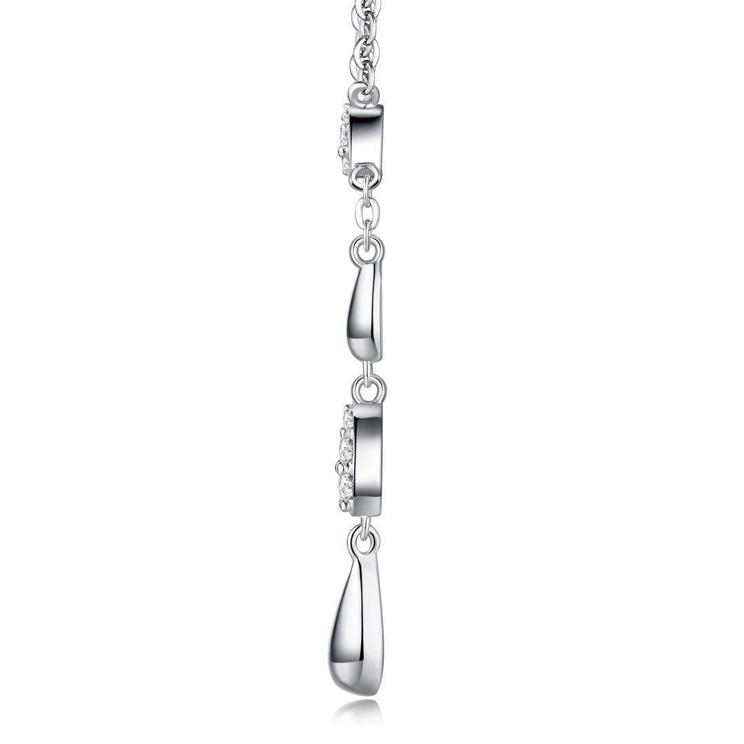 Luxury Minimalist Moissanite Pendant Necklace – Gold-Plated S925 Silver