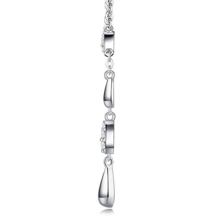 Luxury Minimalist Moissanite Pendant Necklace – Gold-Plated S925 Silver