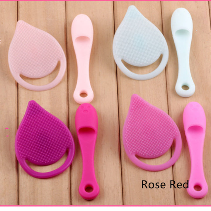 💖🧼 Silicone Drop-Shaped Facial Cleansing Instrument Set | Gentle Pore Cleanser