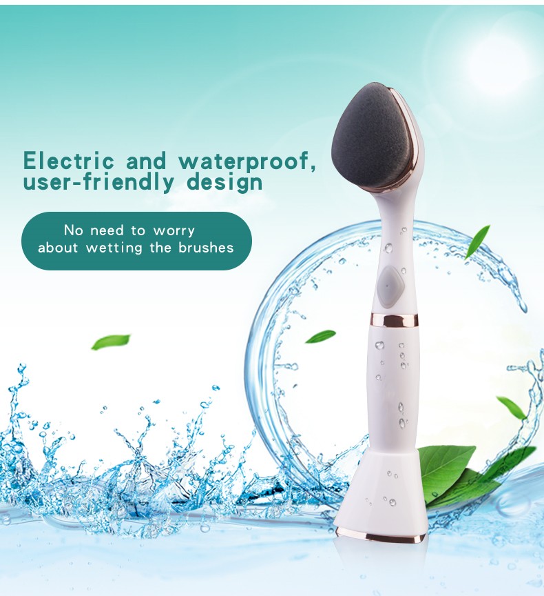 💖🧼 Three-in-One Multifunctional Face Wash Brush | Electric Facial Cleansing & Makeup Care Device