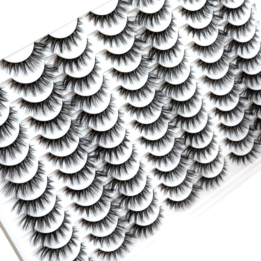 👁️✨ 3D False Eyelashes – Multi-Layered, Realistic, Soft & Comfortable