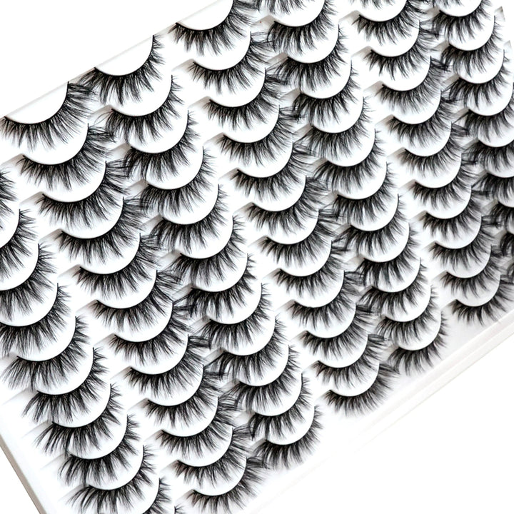 👁️✨ 3D False Eyelashes – Multi-Layered, Realistic, Soft & Comfortable