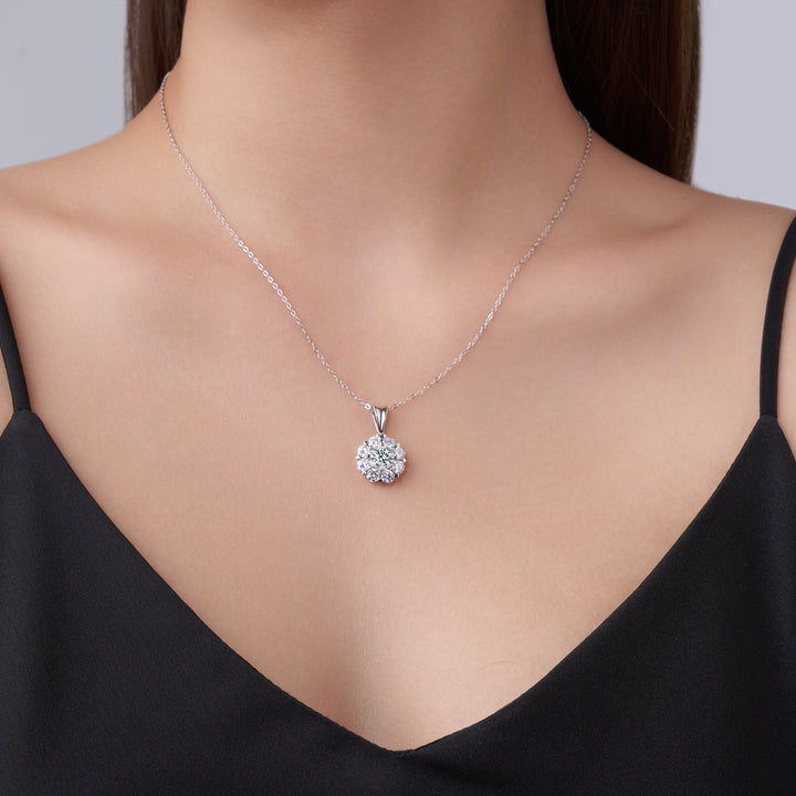💎 Minimalist 1-Carat Morganite Pendant Necklace