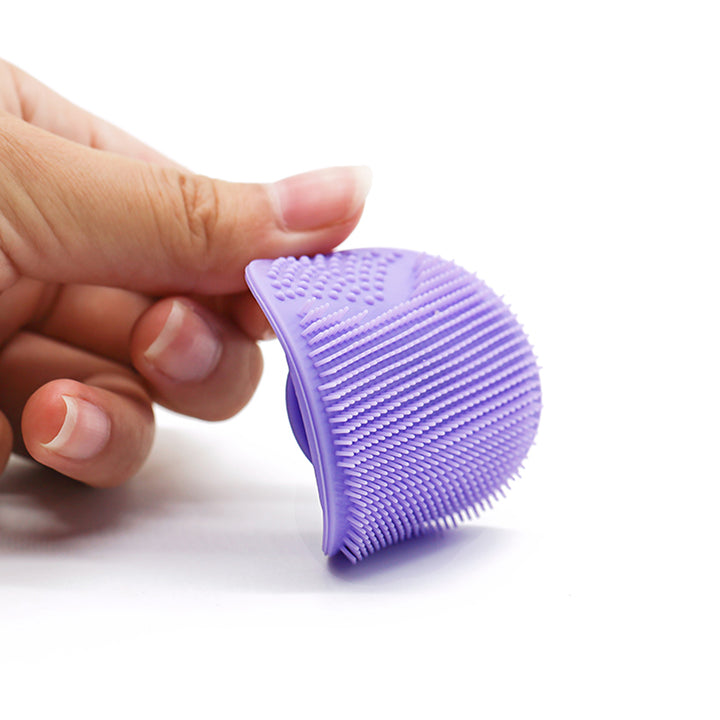 🧼💖 Silicone Oval Facial Brush | Gentle Cleansing & Skin Massage Tool