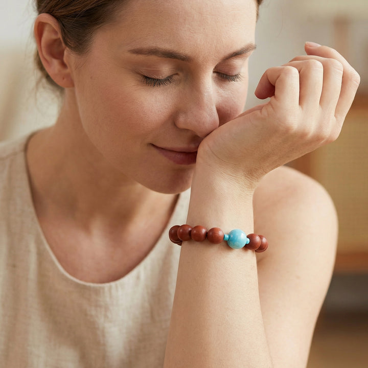 Chinese Herbal Bead Bracelet – Lightweight Traditional Wellness Jewelry