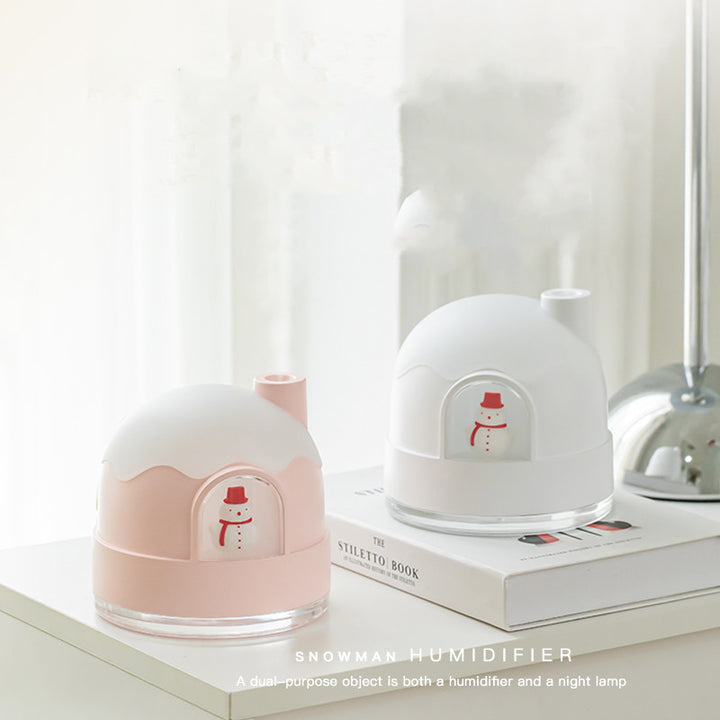 🐻💧 Indoor Cartoon Cute Humidifier | Rechargeable & Plug-In USB Mist 🌿✨