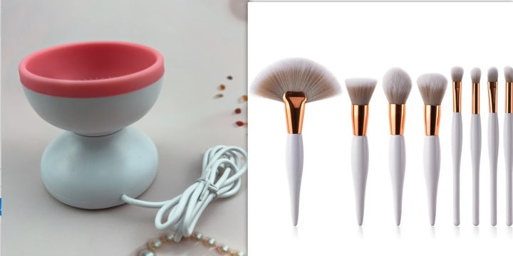 ✨ Portable USB Makeup Brush Cleaner — Automatic Washing Tool 💄🧼⚡