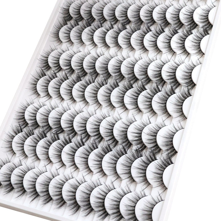👁️✨ 3D Multi-Layered False Eyelashes – Soft Realistic & Comfortable Reusable Lashes