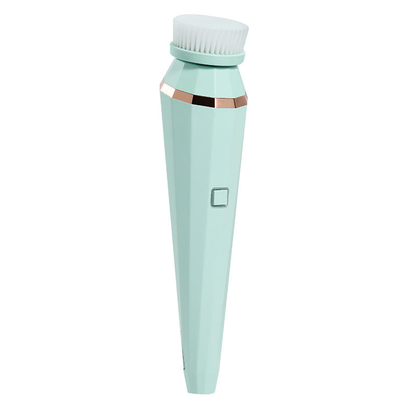 💖🌀 4-in-1 Electric Facial Cleansing Brush | USB Rechargeable Deep Clean Face Massager