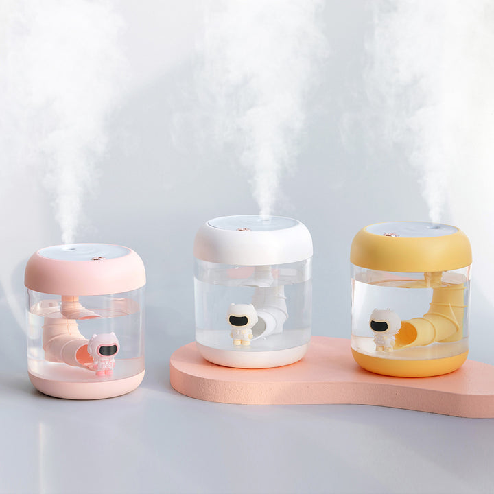 🐾💧 Mini Cute Pet Cartoon USB Humidifier | Silent Desk Aroma Diffuser 🎁✨