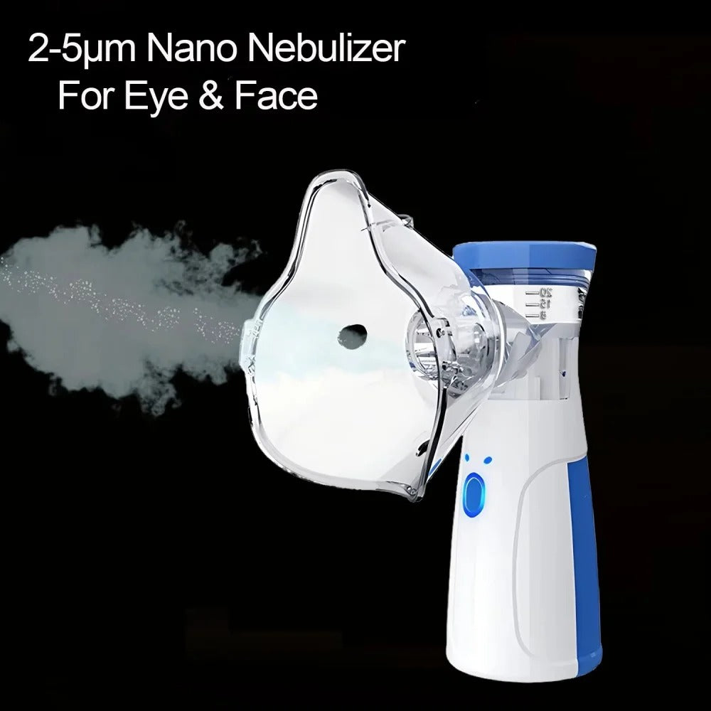 💆‍♀️💧 Portable Nano-Ion Facial Steamer | Handheld Mist Hydration Device