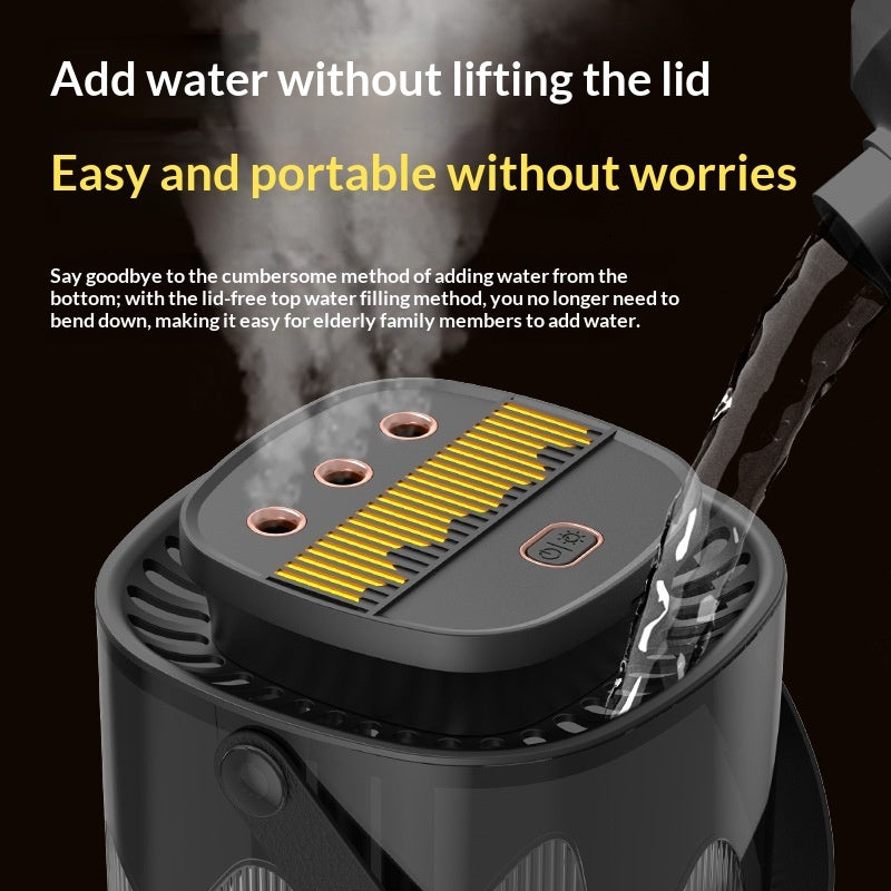 💧🏠 High-Capacity Smart Humidifier | Large Mist Output Multi-Nozzle Home Unit