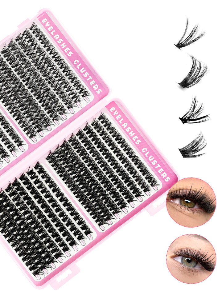 👁️✨ 3D False Eyelashes – Multi-Layered, Realistic, Soft & Comfortable Natural Nude Makeup Lashes