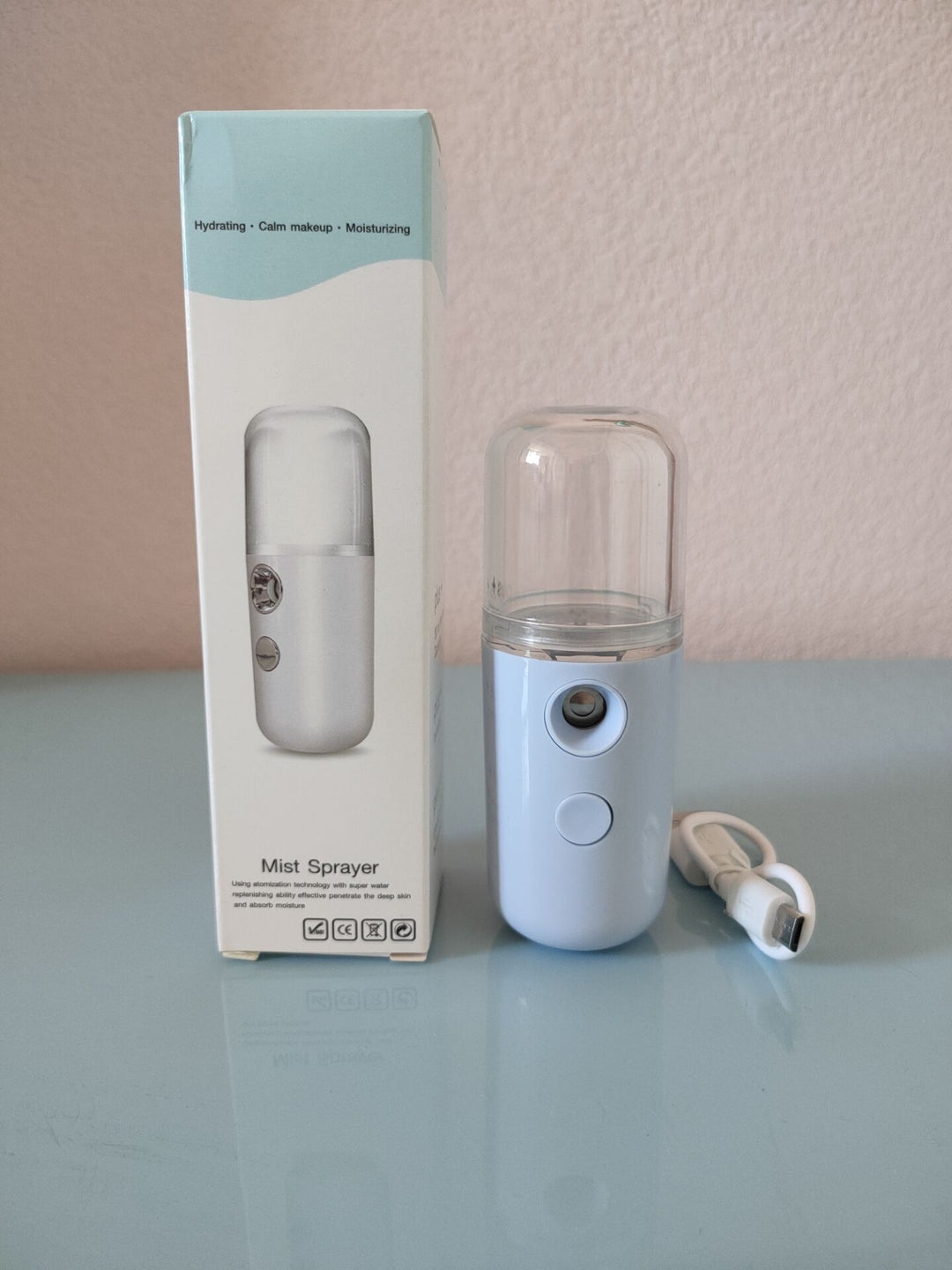 💧✨ Portable Nano Spray Humidifier | USB Rechargeable Skin Hydration Mist 🌿