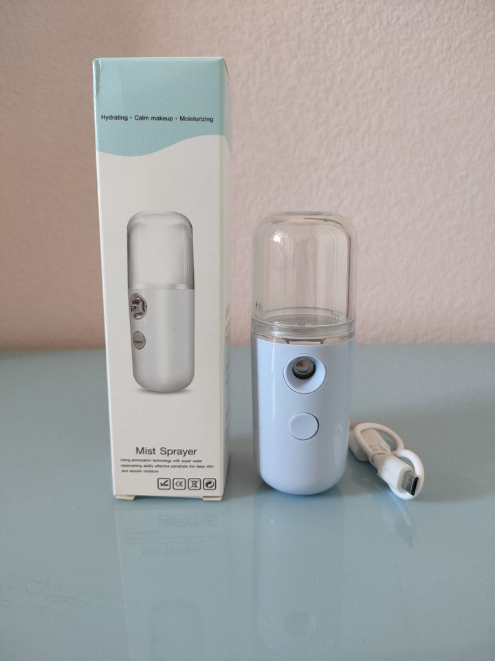 💧✨ Portable Nano Spray Humidifier | USB Rechargeable Skin Hydration Mist 🌿