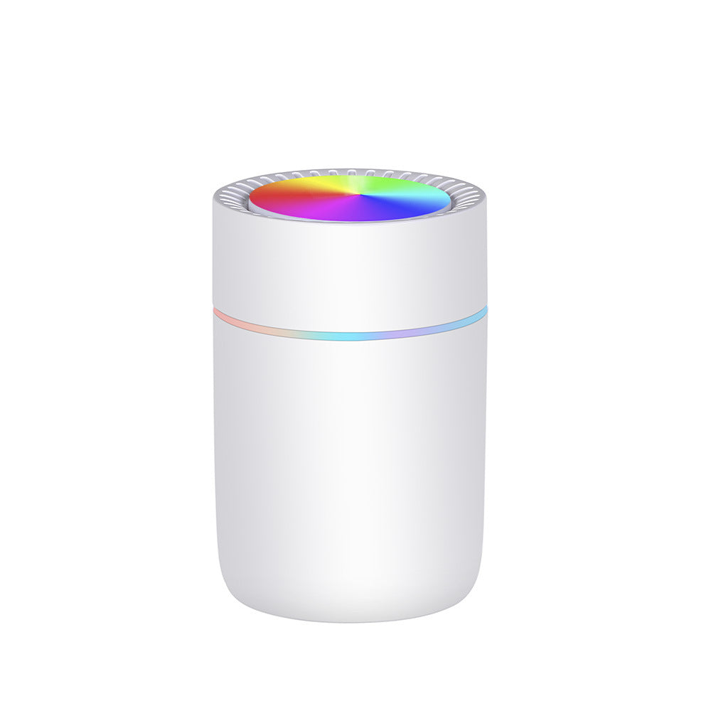 ☕💧 Colorful Cup Humidifier | Heavy Fog Mini USB Ambience Light Diffuser ✨