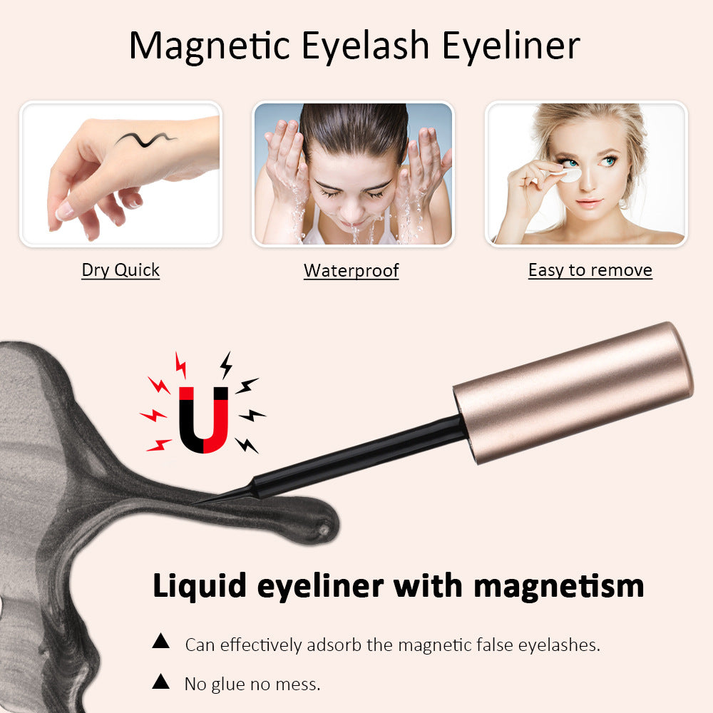 🧲👁️ Magnetic False Eyelashes Set – Handmade Reusable Lashes with Magnetic Mascara