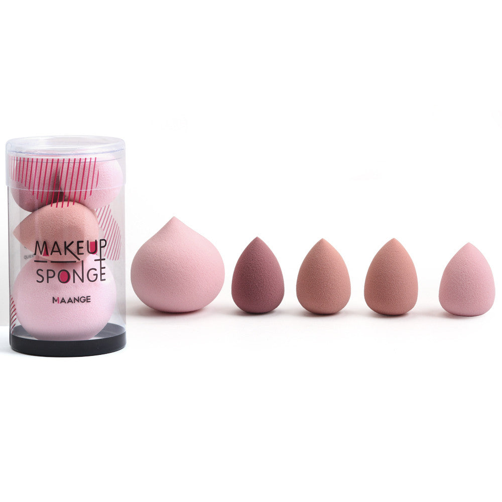 🥚💄 5 Pack Mini Beauty Eggs – Soft Makeup Sponge Set (Wet & Dry Use)