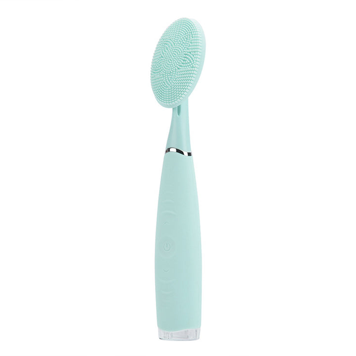 💖🧼 Hand-held Electric Silicone Facial Cleanser | Household Deep Cleansing & Vibration Device