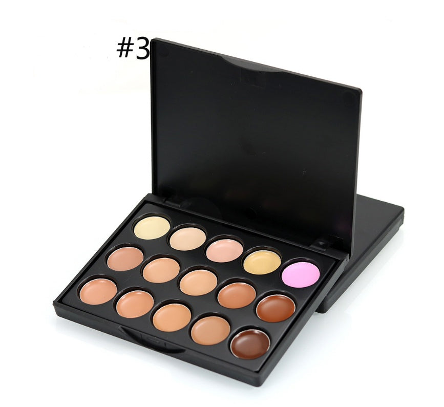 🎯 15-Color Concealer & Foundation Palette – Professional Correcting & Repair Cream Kit ✨