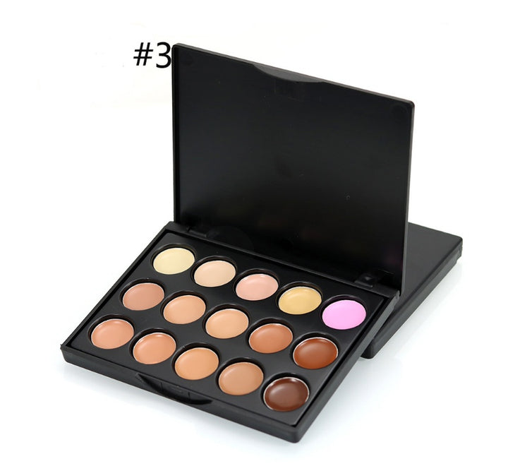 🎯 15-Color Concealer & Foundation Palette – Professional Correcting & Repair Cream Kit ✨