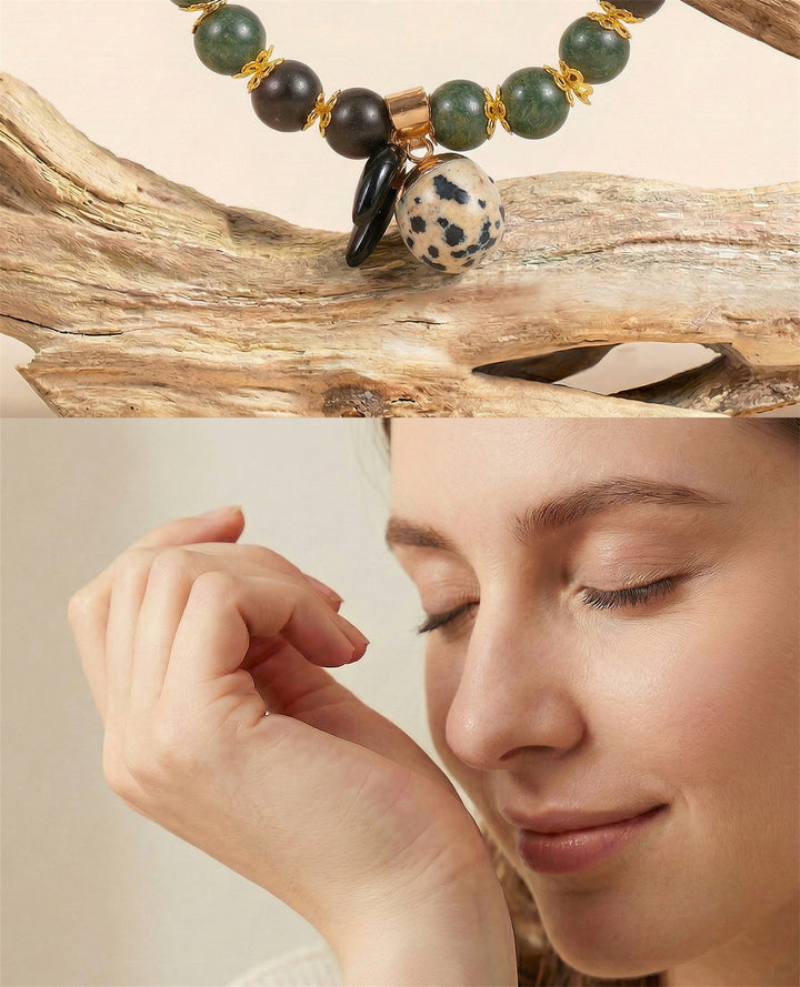 Chinese Herbal Bead Bracelet – Lightweight Wellness Jewelry