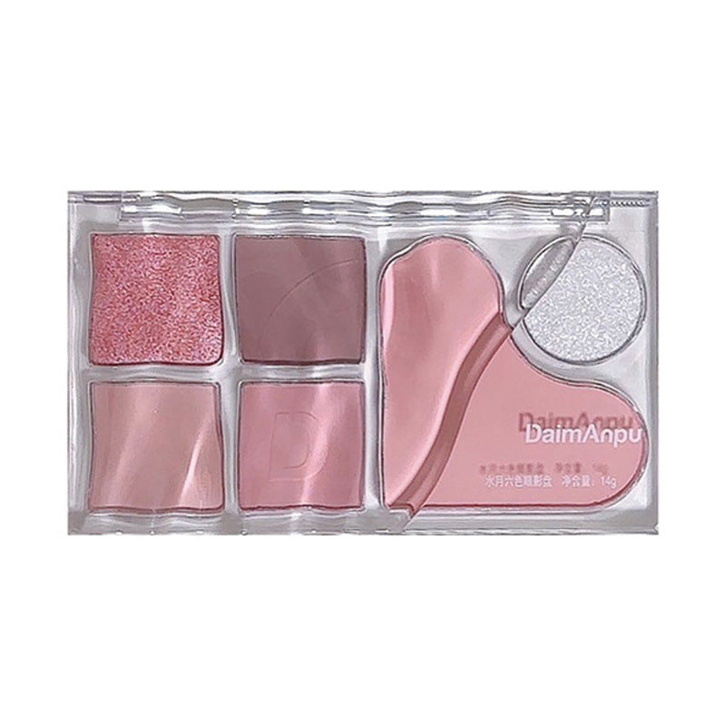 🌸 DaimAnpu 6-Color Eyeshadow & Blush Palette – Highlight & Brightening Makeup Set ✨