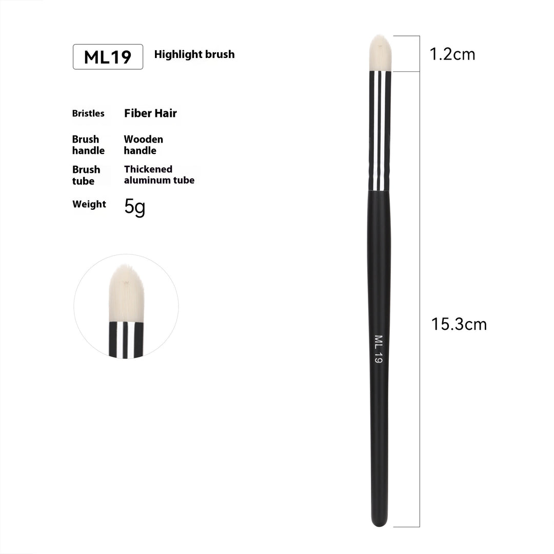 🖌️ 32-Piece Professional Makeup Brush Set – Wooden Handle Brushes with Leather Storage Bag 💄✨