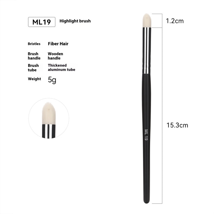 🖌️ 32-Piece Professional Makeup Brush Set – Wooden Handle Brushes with Leather Storage Bag 💄✨
