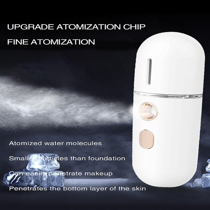 💧💆‍♀️ Mini Facial Steamer | Portable Skin Moisturizer
