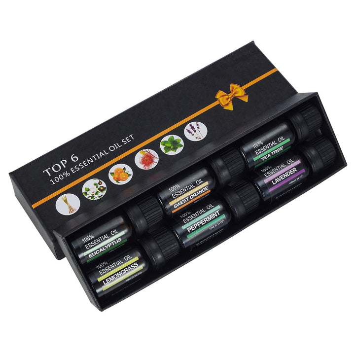 🌿 Aromatherapy Essential Oil Set – Aroma Diffuser Combination