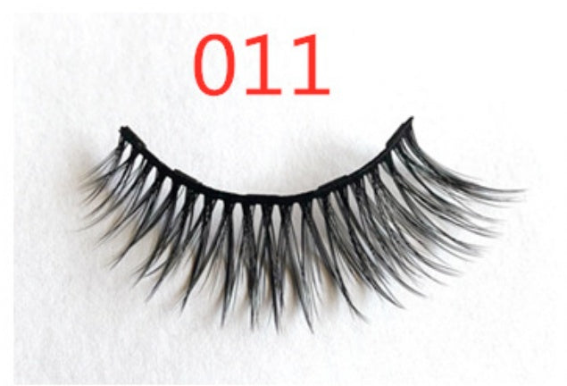 🧲👁️ Magnetic False Eyelashes – Fashion Cotton Stem 1 Pair Set