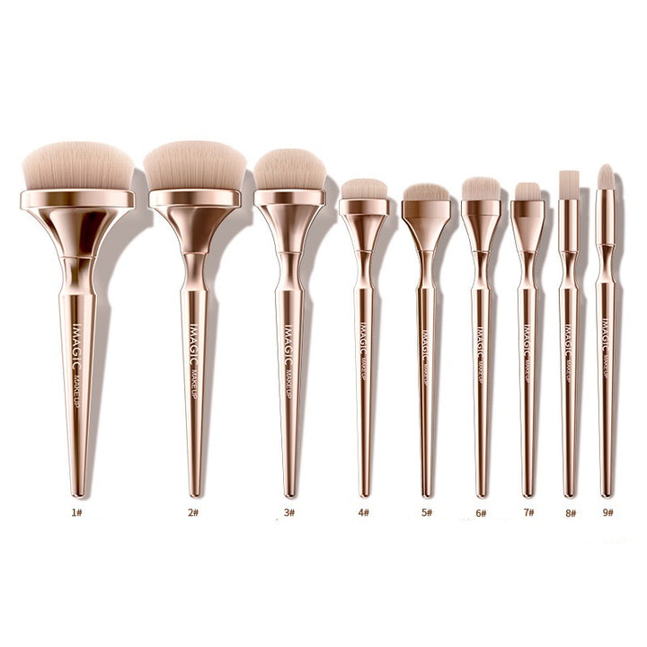 ✨ 9-Piece Professional Makeup Artist Brush Set — Gold Edition 💄✨
