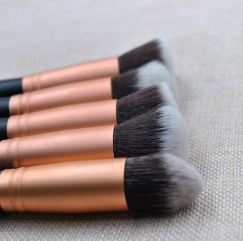 ✨ 14-Piece Black & Rose Gold Makeup Brush Set — Beauty Tools Kit 💄🖤✨