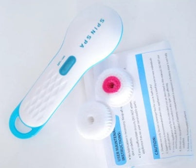 🧼💆‍♀️ Electric Facial Cleansing Brush – Deep Clean Skin Care Device (V-Face & Exfoliation Tool)