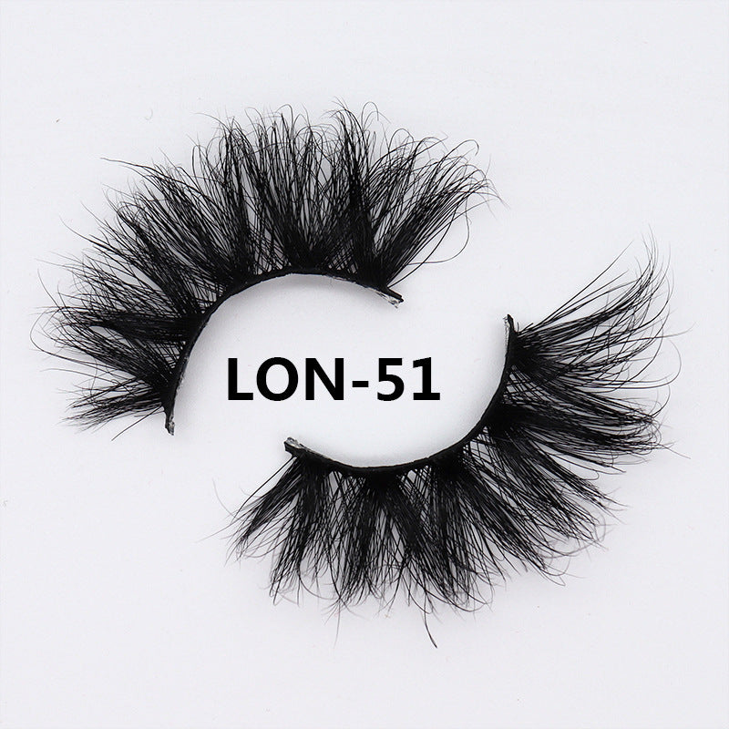 👁️✨ 25MM 3D Mink Eyelashes – Long Dramatic Handmade False Lash Set
