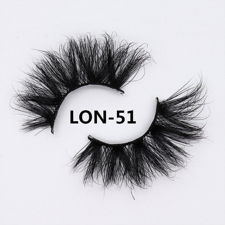 👁️✨ 25MM 3D Mink Eyelashes – Long Dramatic Handmade False Lash Set