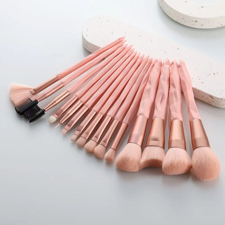 ✨ Foundation, Nose Shadow & Blush Makeup Brush Set — Full Beauty Kit 💄