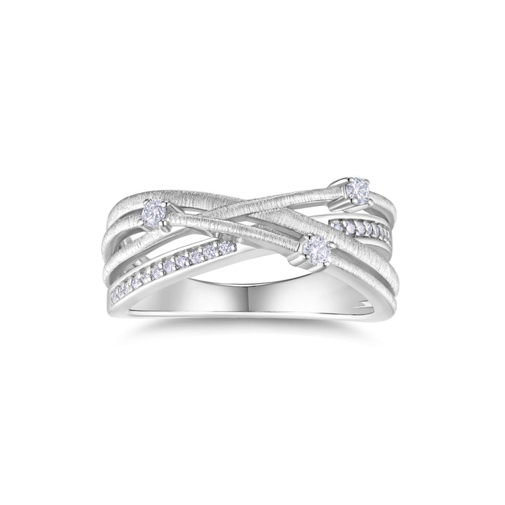 💍 Minimalist Moissanite Ring – Platinum-Plated S925 Silver (4.6g, Sizes 5–9) 💍