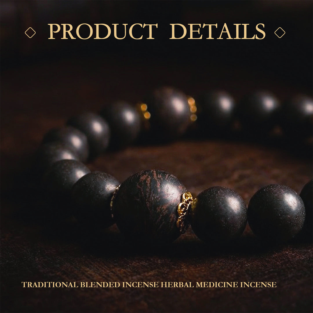 Chinese Herbal Bead Bracelet – Lightweight Traditional Wellness Jewelry