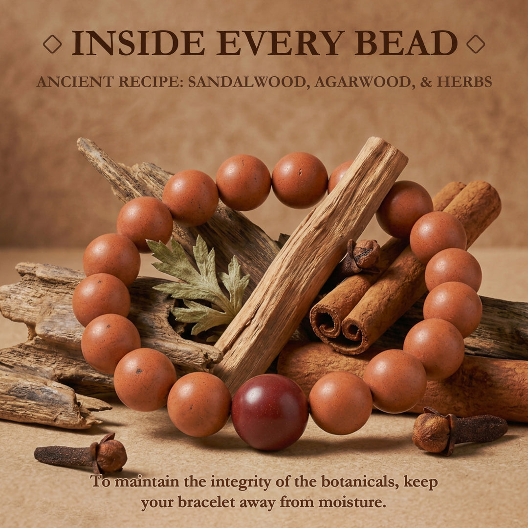 Chinese Herbal Bead Bracelet – Lightweight Wellness Jewelry