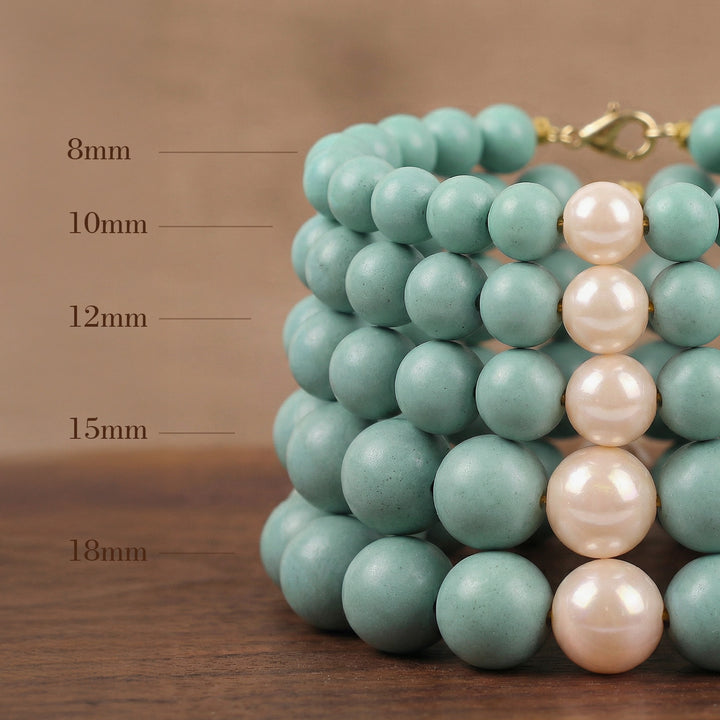 Chinese Herbal Bead Bracelet – Lightweight Traditional Wellness Jewelry