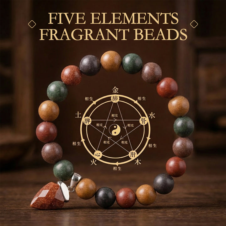 Chinese Herbal Bracelet – Lightweight Traditional Wellness Bead Jewelry