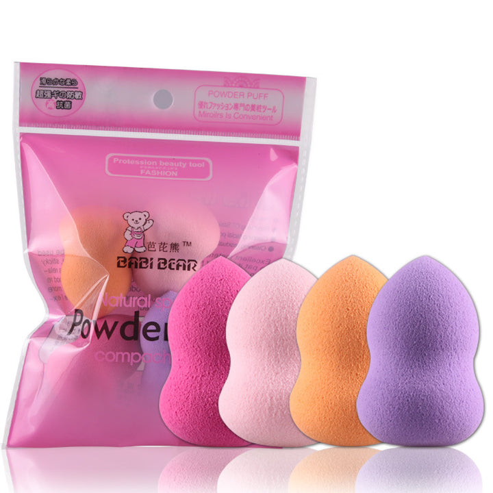 💄✨ Small Latex Gourd Makeup Sponge Egg | Wet & Dry Beauty Blender Set