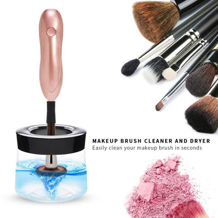 ✨ USB Charging Automatic Makeup Brush Scrubber — Electric Cleaning Tool 💄🧼⚡