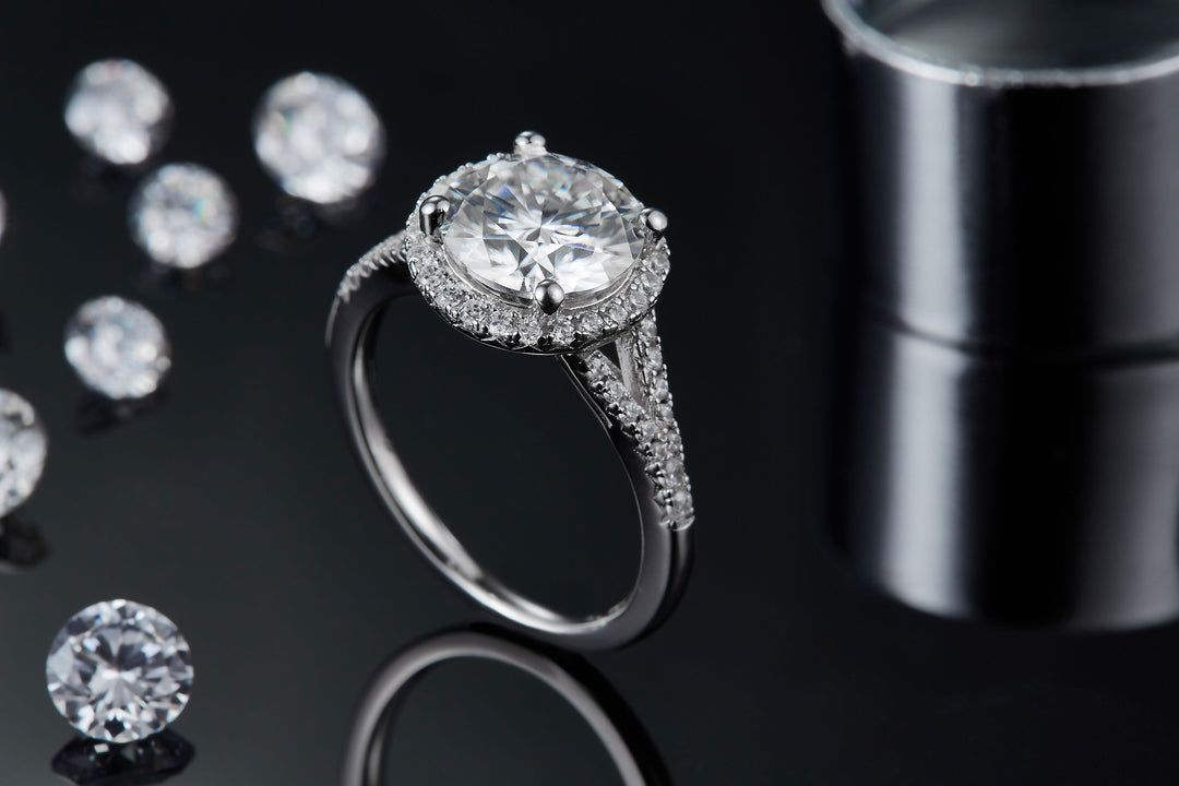 💍 3-Carat Moissanite Minimalist Ring – Platinum-Plated S925 Silver (3.2g, Sizes 5–9) 💍
