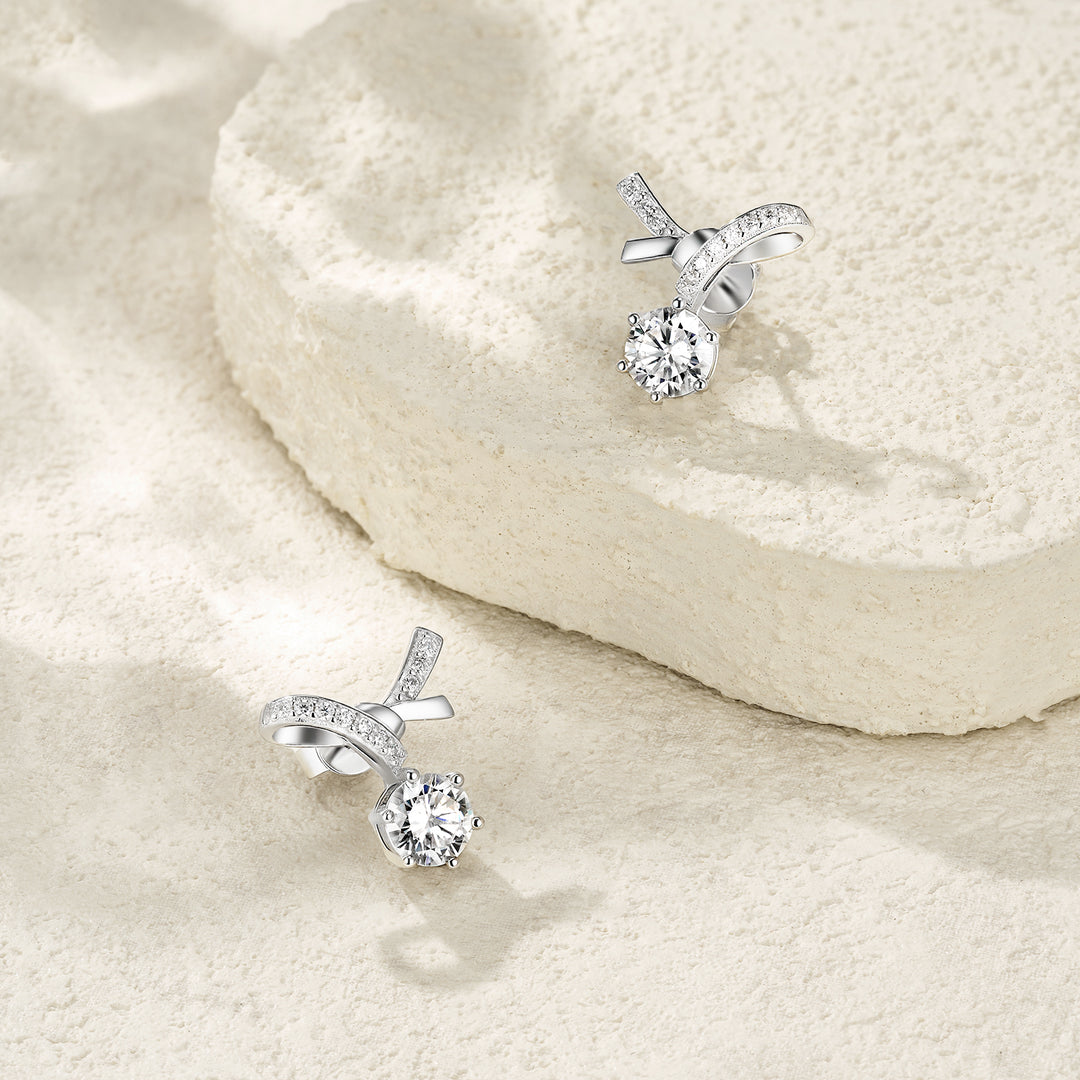 Luxury Light Trend Jewelry Set – 1-Carat Morganite in Platinum-Plated S925 Silver
